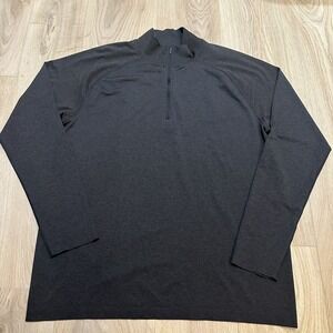 VRST Men's Circuit Seamless 1/4 Zip Pullover Sz. XXL Dark Gray NWOT